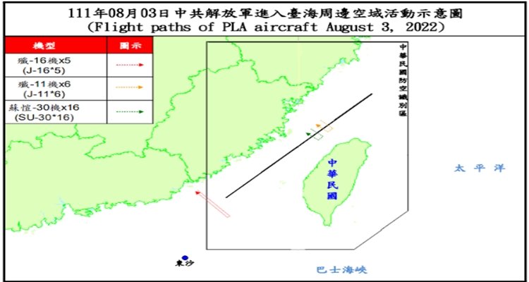 Erasing median line in Taiwan Strait