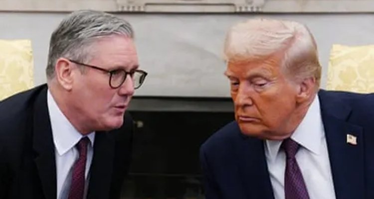 Keir Starmer and Donald Trump
