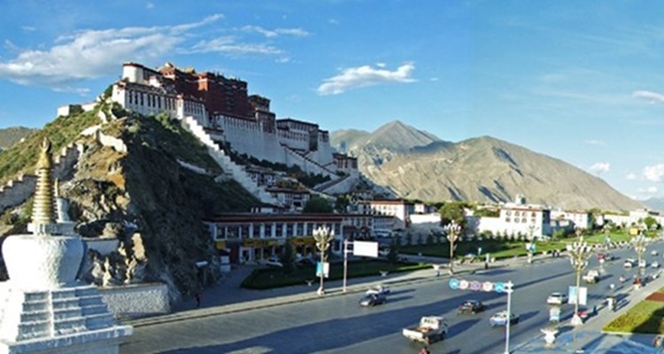 Lhasa in Tibet