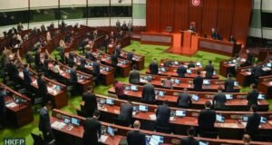 Meeting of the Hong Kong Legislative Council