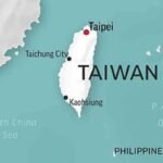 Taiwan on the map