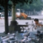 Tank Man in the background