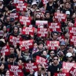 Hong Kong protesters in 2019
