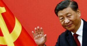Xi Jinping waves to humanity's shared future