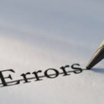 Crossing out errors