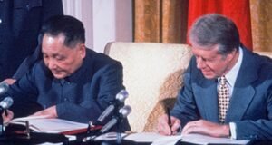 Deng Xiaoping and Jimmy Carter