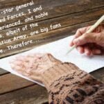 Humble letter to the editor by retired general
