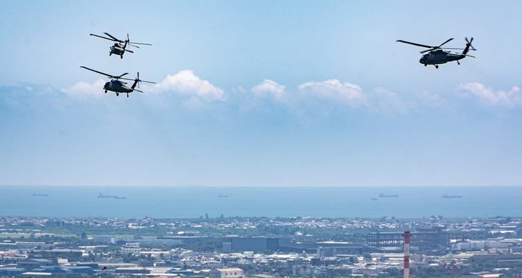 ROC Army UH-60M Black Hawk helicopters