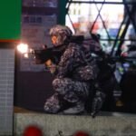 ROC military officer during 2026 Han Kuang military exercises