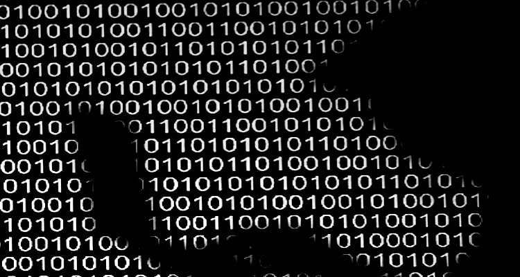 Shadowy cyberattacker at work