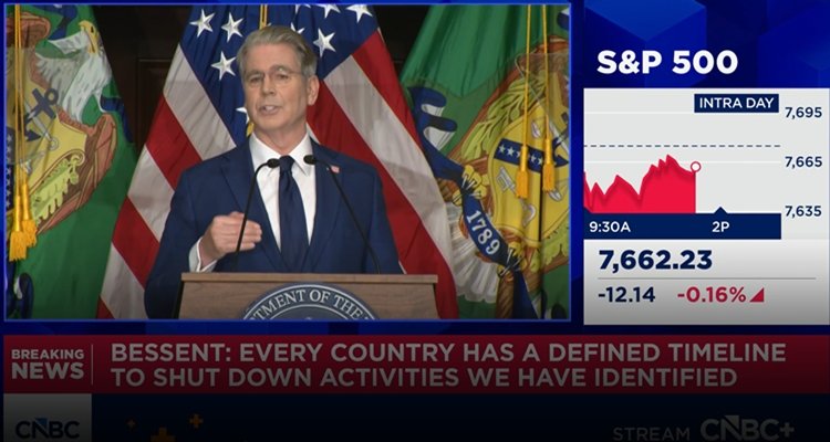 Treasury Secretary Scott Bessent on CNBC