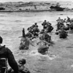 A Normandy beach