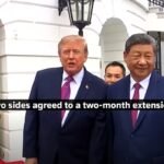Donald Trump and Xi Jinping in DC