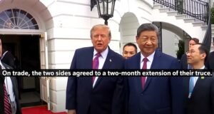 Donald Trump and Xi Jinping in DC
