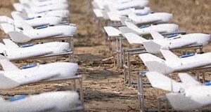 Drones getting ready to swarm