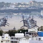 Futenma airfield in Okinawa