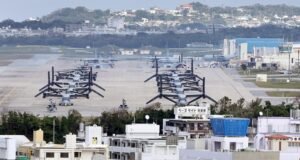 Futenma airfield in Okinawa