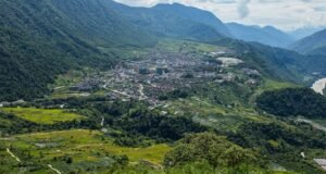 Mountain town of Medog
