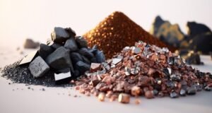 Piles of critical minerals