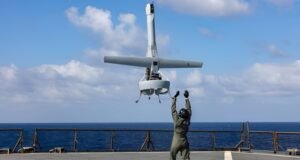 ROC Coast Guard launching a drone