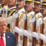 Trump and PLA troops
