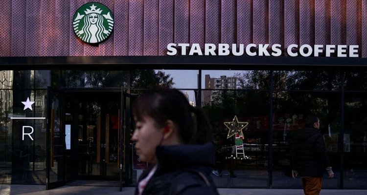 A Starbucks Coffee shop in Beijing