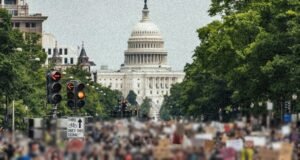 Demonstrators in DC