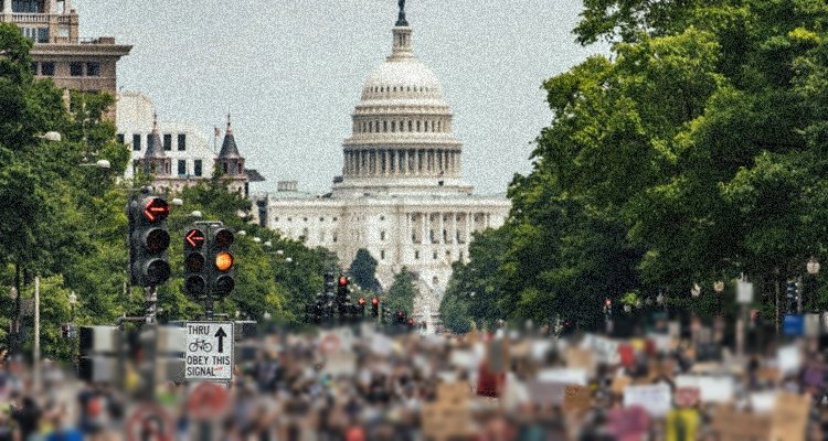Demonstrators in DC