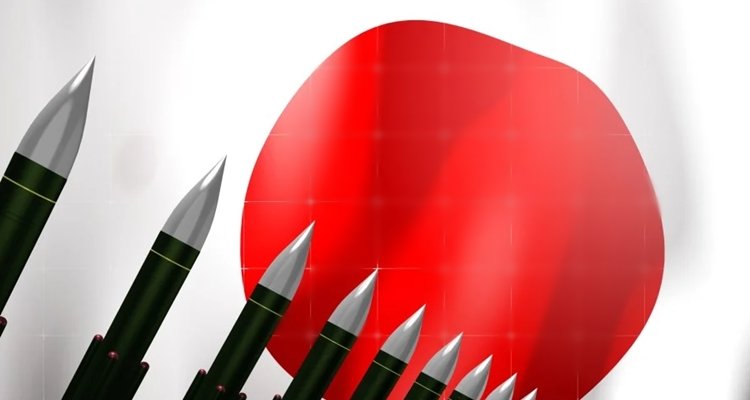 Japanese flag and possible Japanese nukes