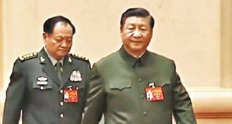 Zhang Youxia and Xi Jinping in 2022